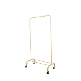 Clothrack rack - Wheels - Sand - 80x40x155cm