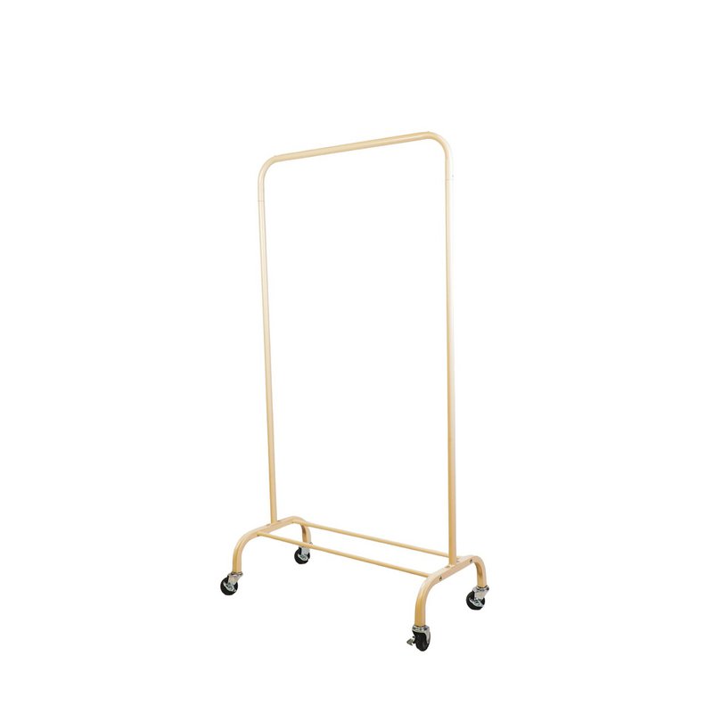 Clothrack rack - Wheels - Sand - 80x40x155cm