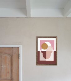 A3 Poster - Marrakesch Sonnenaufgang - Terrakotta / Pink