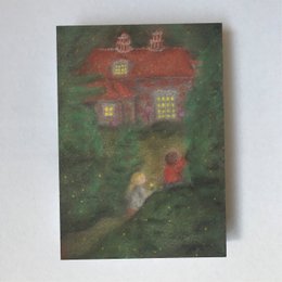 Märchen 'Hänsel und Gretel' Waldorfkarte