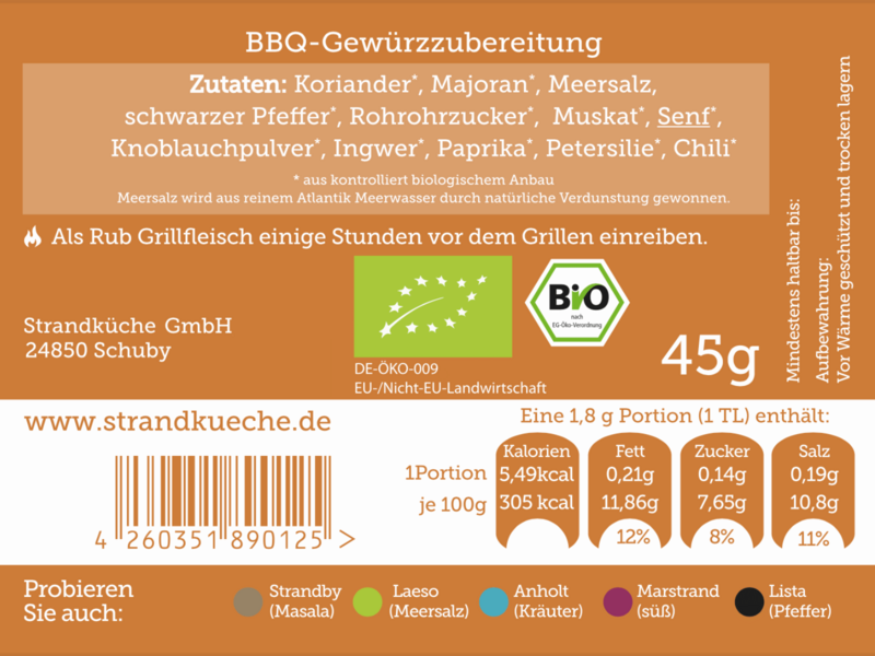 BBQ spice mix "KLITMØLLER"
