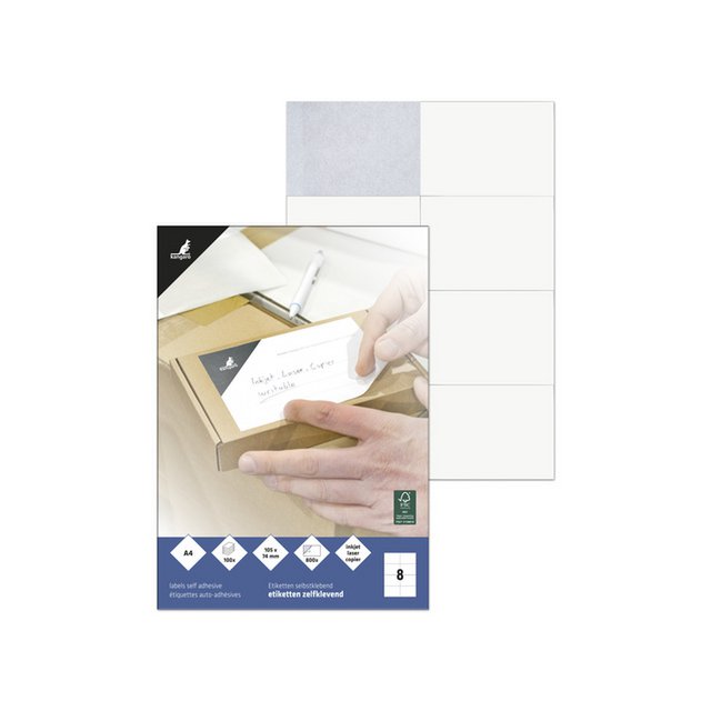 ILK ILK Krebs 105 x 74 mm, 100 Stück, 8 Etiketten pro Band
