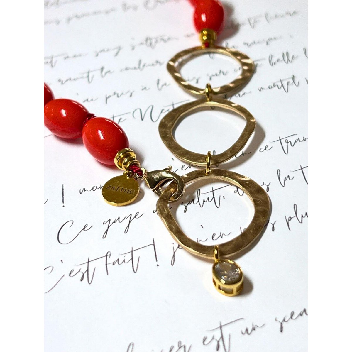 Collana di liuto rossa
