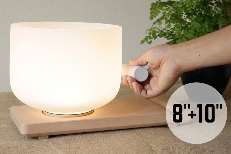 ZENLUMEN med 8'' + 10'' syngeskål - Bordlampen til afslapning og fokus