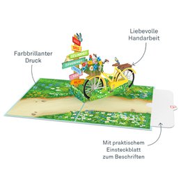 Gode ​​ønsker pop-up kort