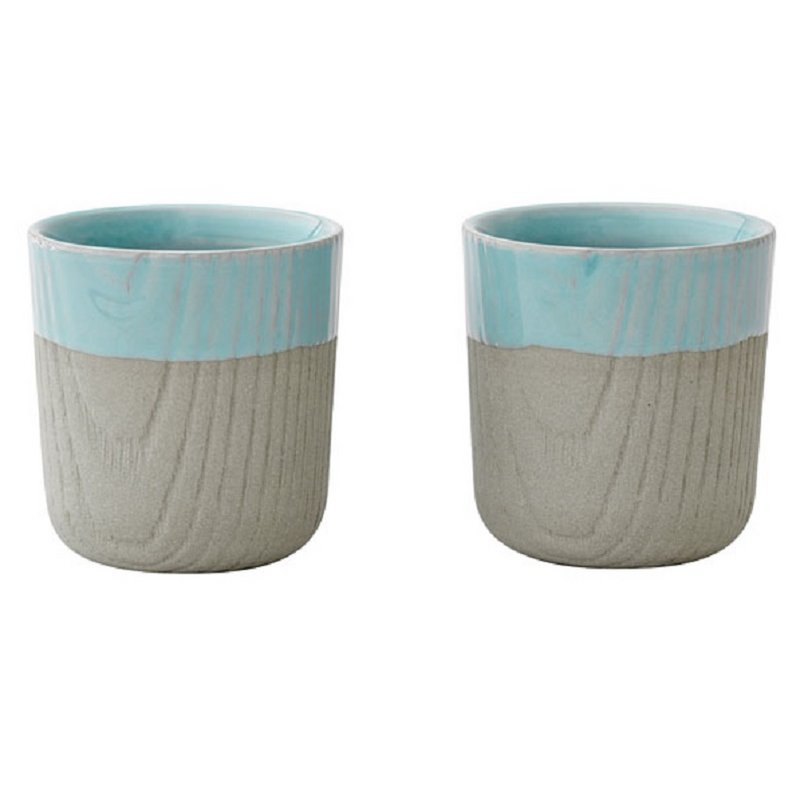 MU / Mini Cup 80ml bleu pâle - lot de 2