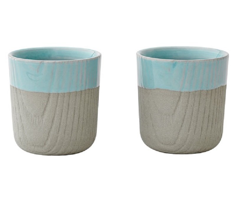 MU / Mini Cup 80ml pale blue - set of 2