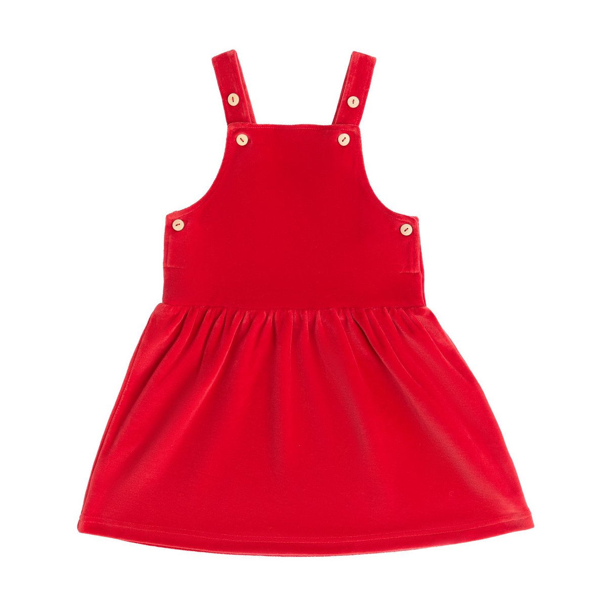 2625 ZR | Children sleek nickykleid - brick red