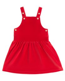 2625 ZR | Children sleek nickykleid - brick red