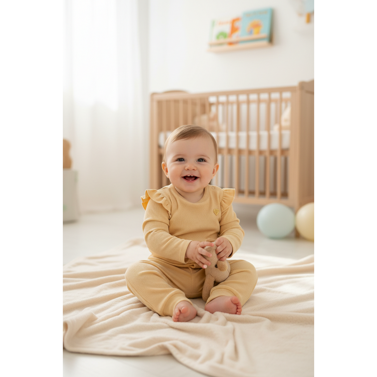 Little Chiq Baby legging ribstof