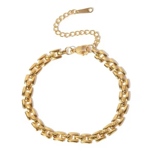 LOUIZ Wide Link Bracelet