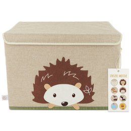 Storage box hedgehog with lid