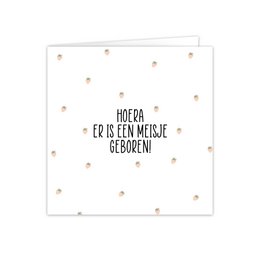 Greeting cards with envelope "Girl"