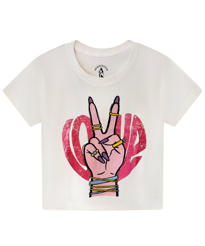 Shirt Love & Peace White