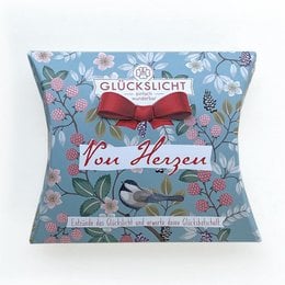 Lykkelys / I gaveæske med udskåret sløjfe 🎀 / Vintage / Fra hjertet