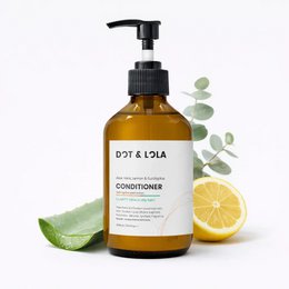 Clarity conditioner, a moisturizing hair conditioner with natural ingredients like aloe vera and lemon.