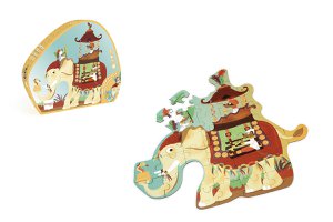 Contour Puzzle - Elephant