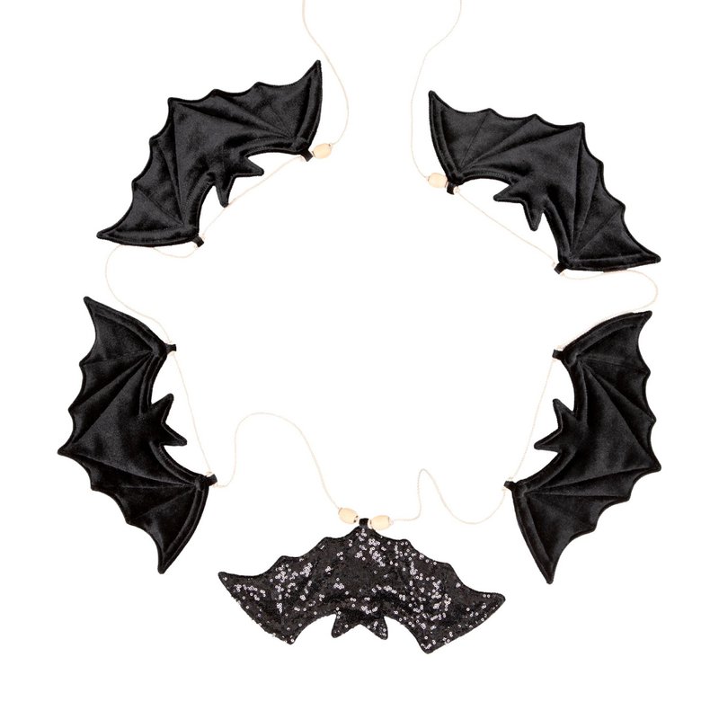 Dekorative Halloween-Girlande „5 Fledermäuse“