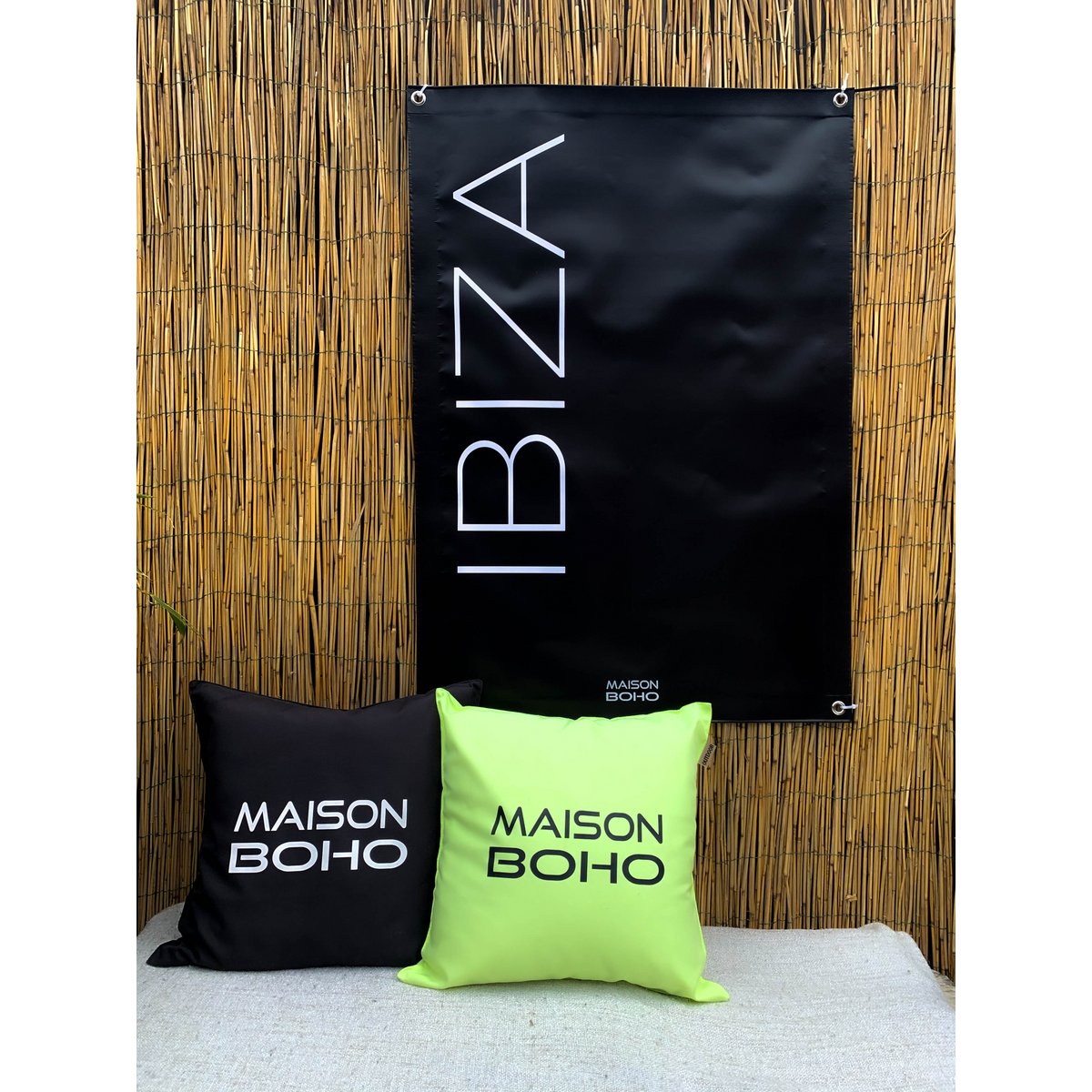 Outdoor Garden Poster | Ibiza | Black | 70x100cm