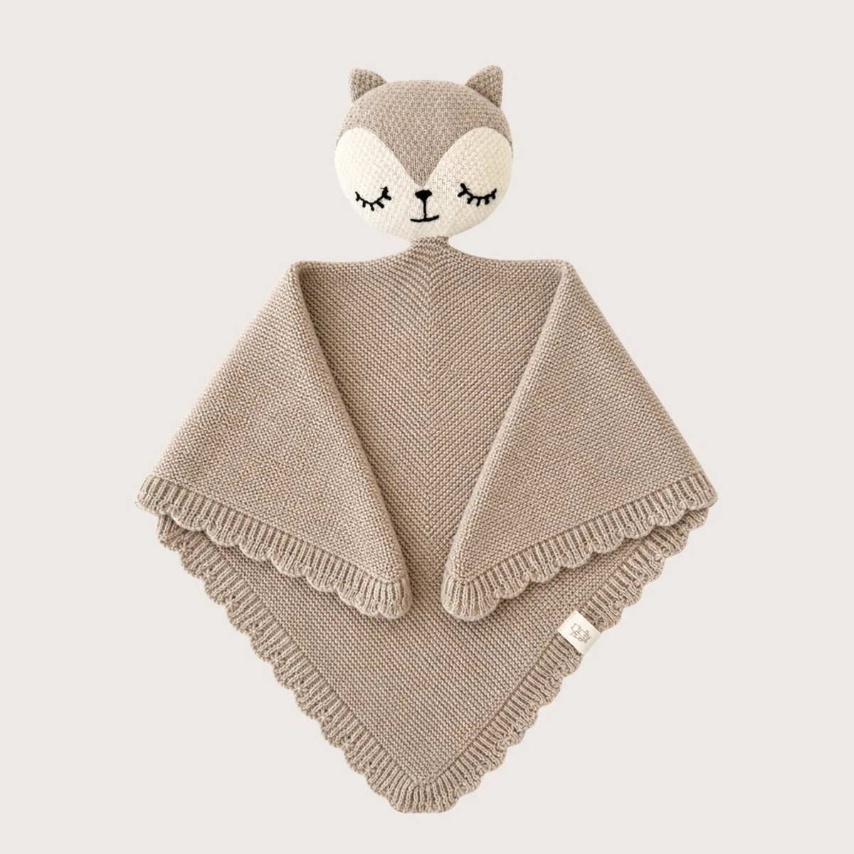 Telo coccole in cotone Volpe - Beige