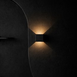 Tess Stone Grey Rechargeable Wall Light