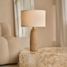 Isla Travertine Lamp