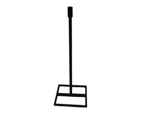 Candlestick metal 20x20x58cm