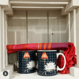 Scharlachrotes Hamam-Handtuch aus Baumwolle