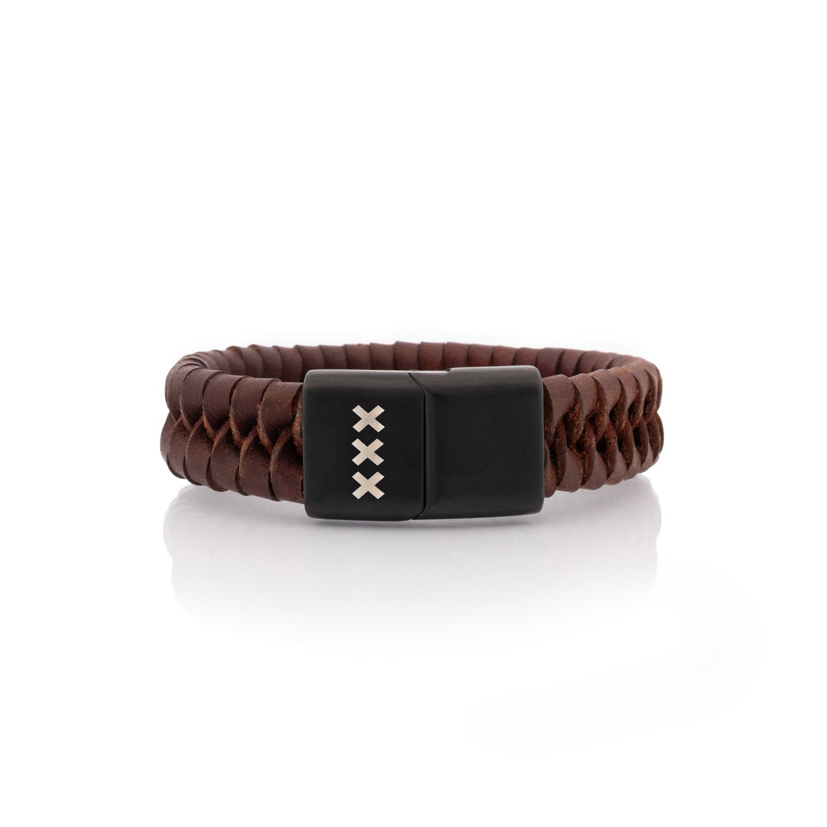Bracciale in pelle marrone | La diga
