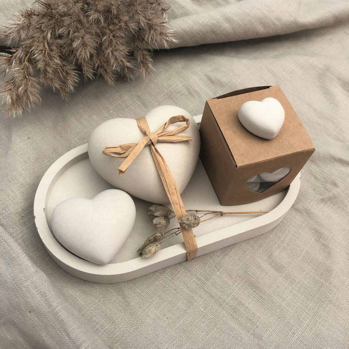 Heart aroma / fragrance stones