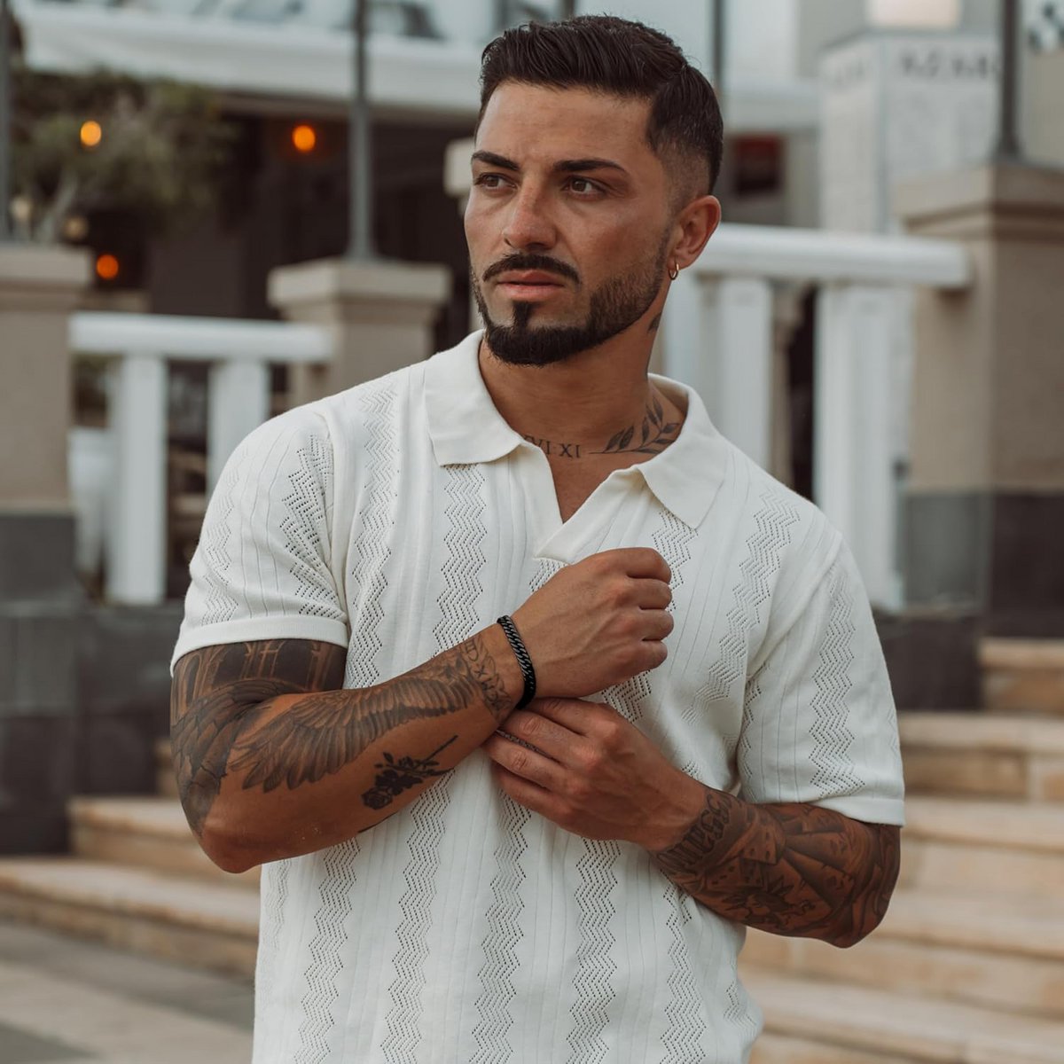 Brassard Edelstahl "Cuban"
