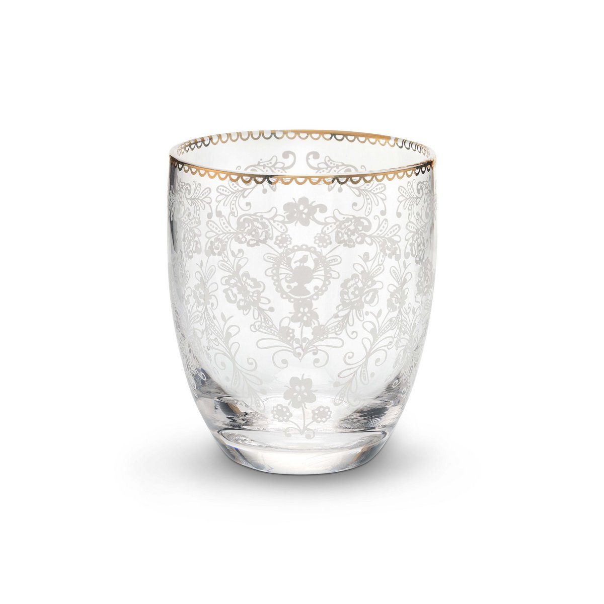 Water Glass Floral 280ml