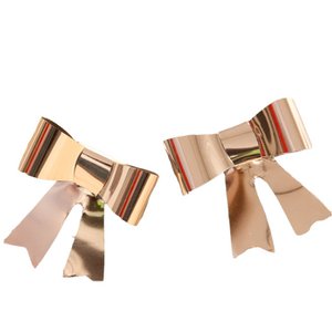 Glue deco bow tie silver