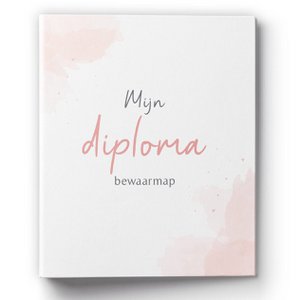Fyllbooks My diploma storage folder A4 - Watercolor pink