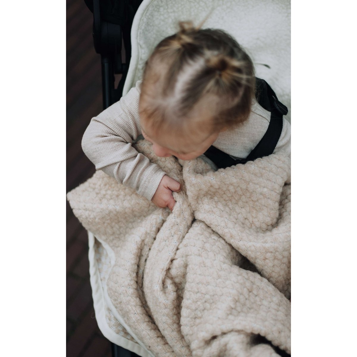 Baby blanket Bouclé - Merino wool