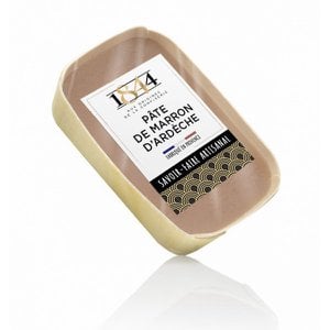 HANDWERKLICHE ARDECHE-KASTANIENPASTE, NEUE HOLZVERPACKUNG