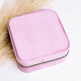 Jewelry travel case pink