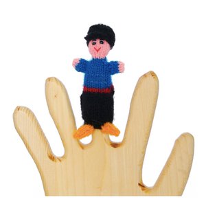 Finger puppet farmer