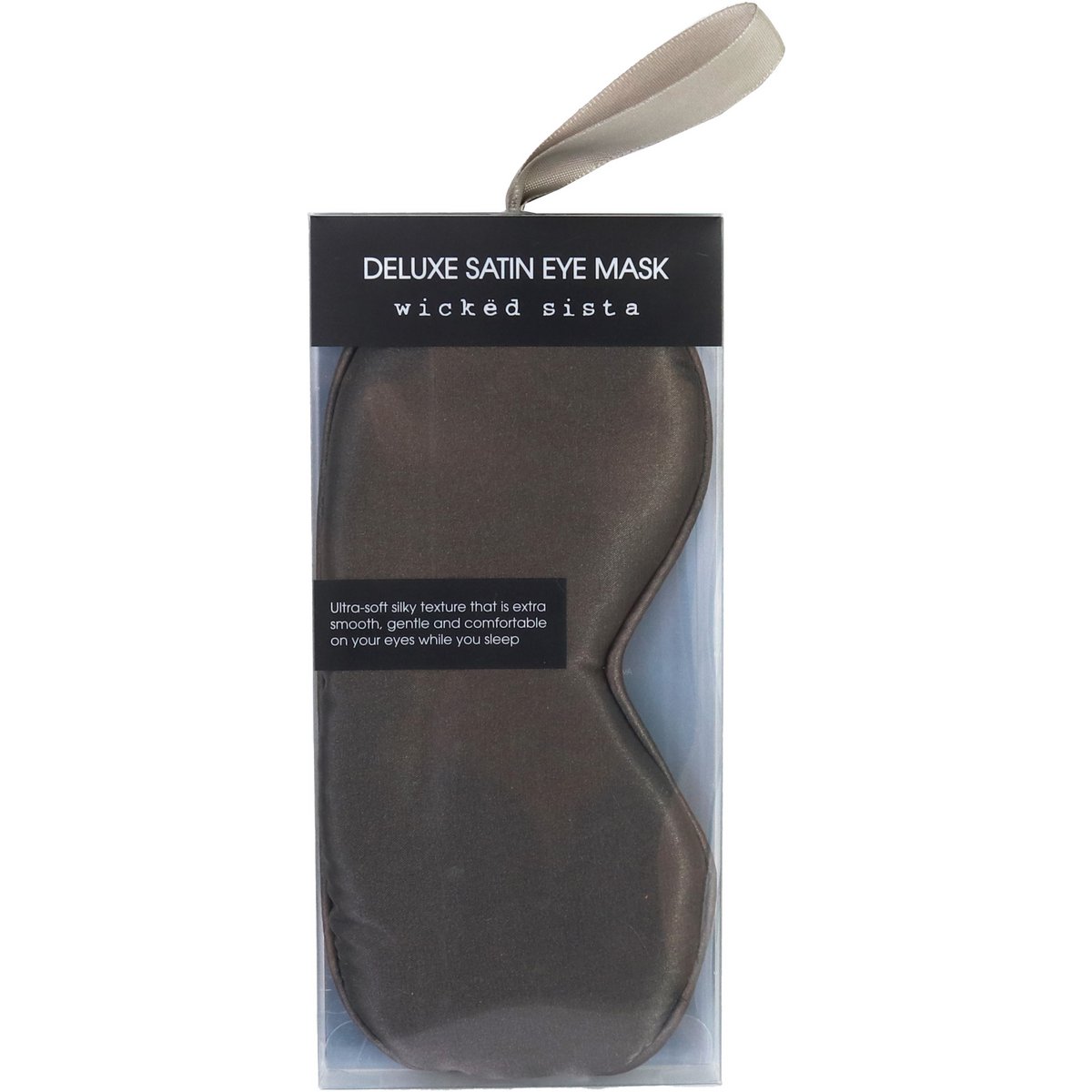 WS Deluxe Satin Eye Mask Mocca