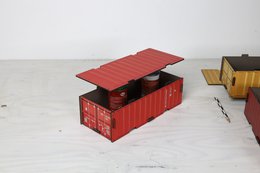 Container stacking box lid
