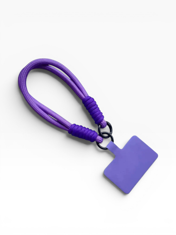 Keychain - cell phone chain - purple