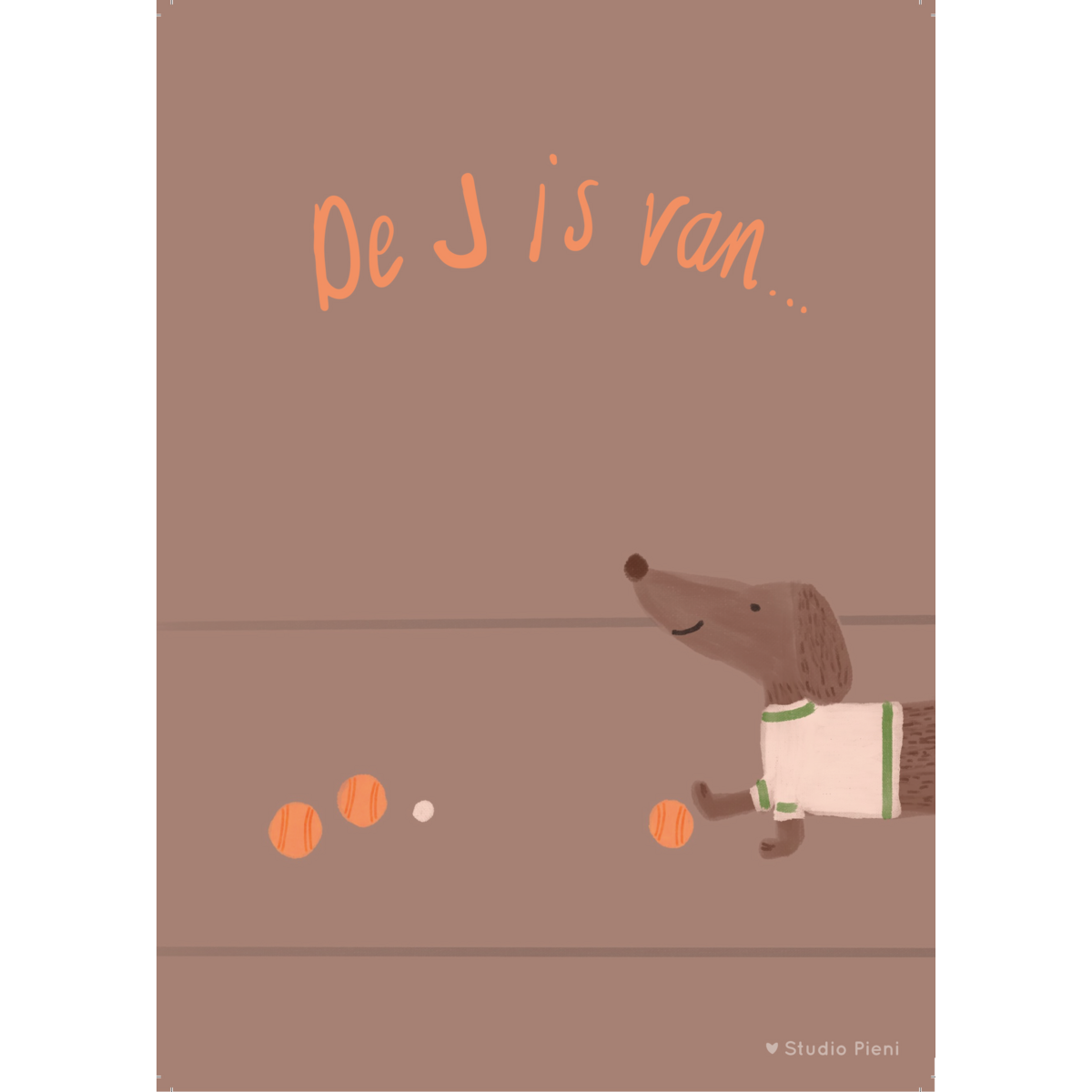 Affiches A4 alphabet : le J est pour....