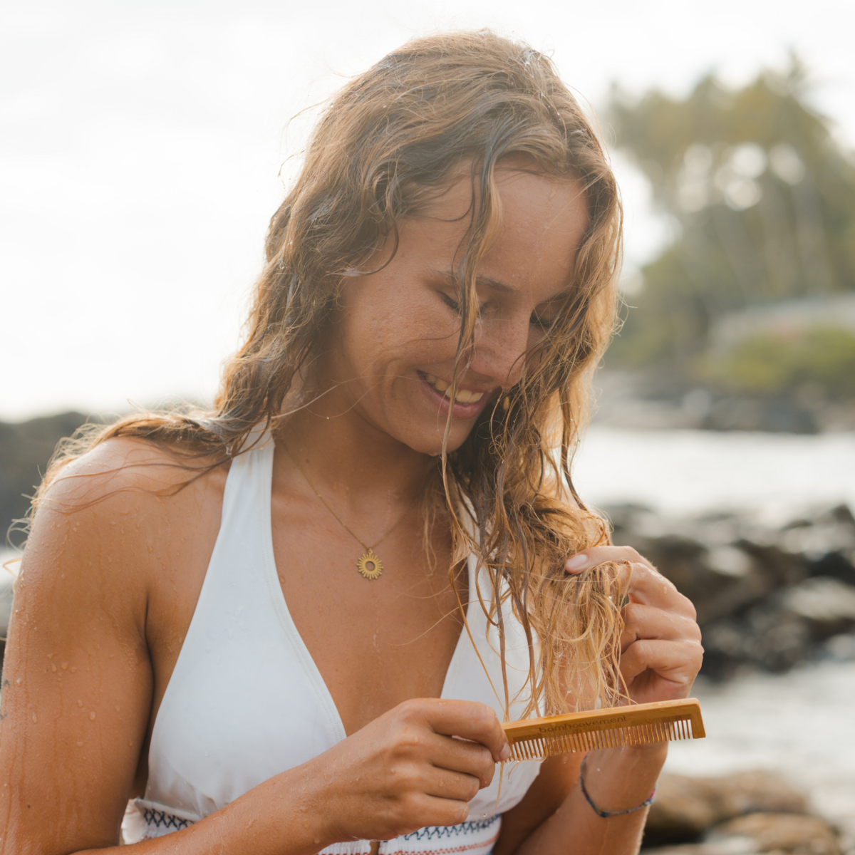 Sustainable & Eco-Friendly Bamboo Comb