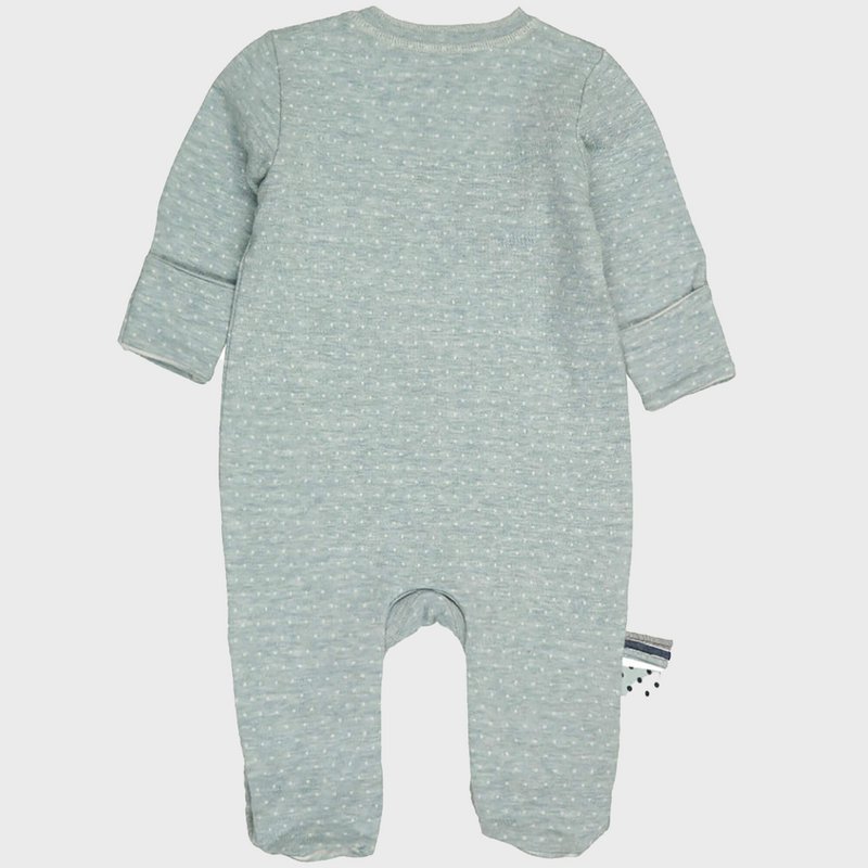 OrganicEra Pijama orgánico con pies para bebé, color aguamarina