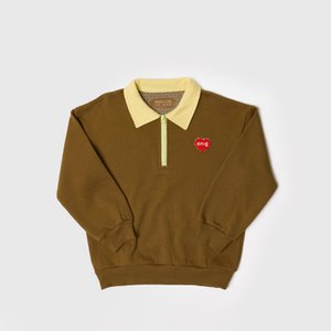 TWO-TONE POLO LOVES YOU SWEATSHIRT