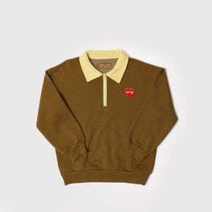 TWO-TONE POLO LOVES YOU SWEATSHIRT