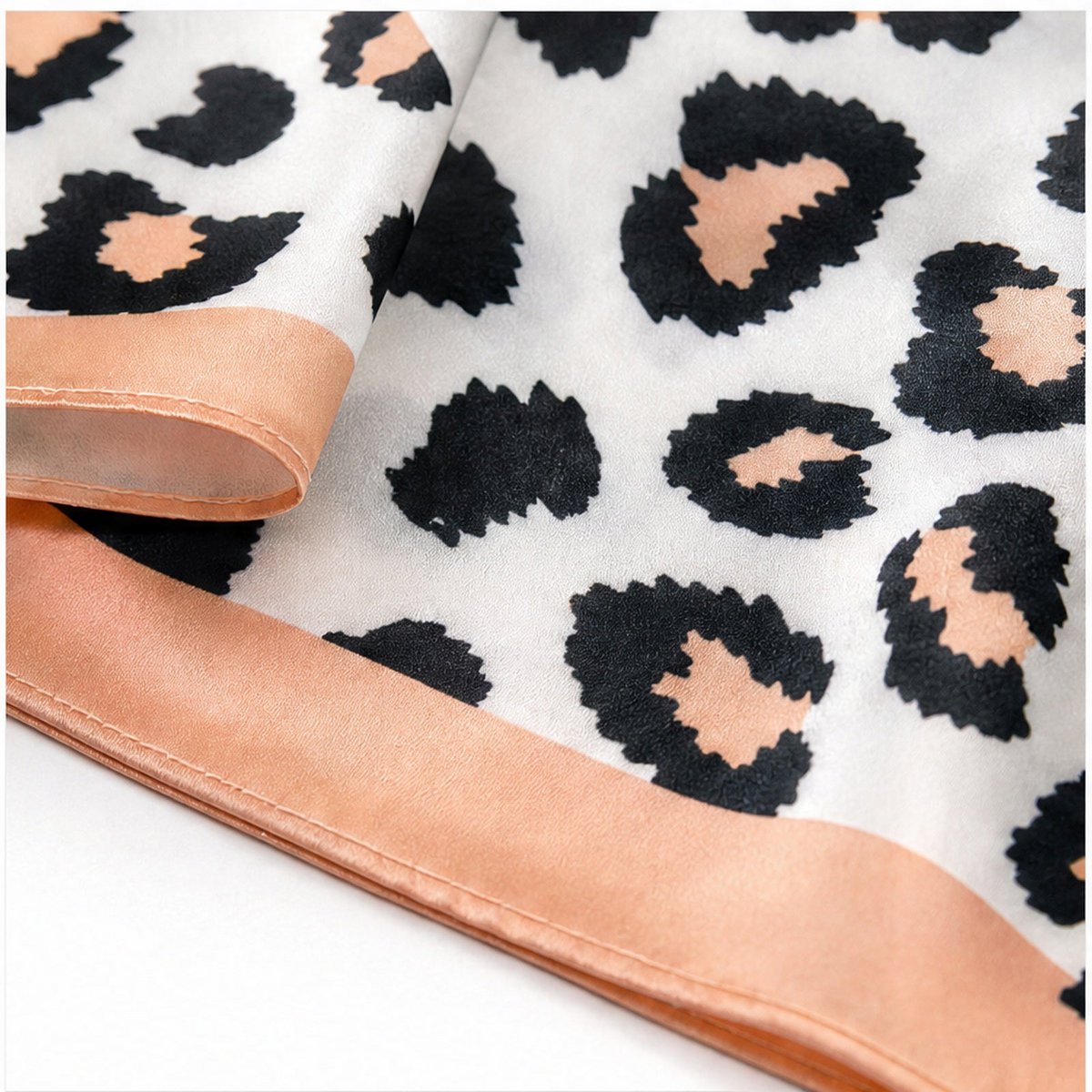 HS 70x70 Satin Look Scarf Animal Print - Multiple Prints