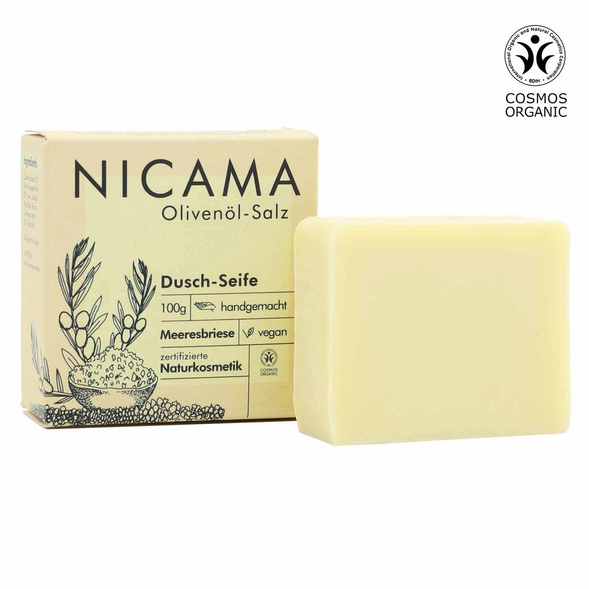 NICAMA - Jabón de Sal de Aceite de Oliva