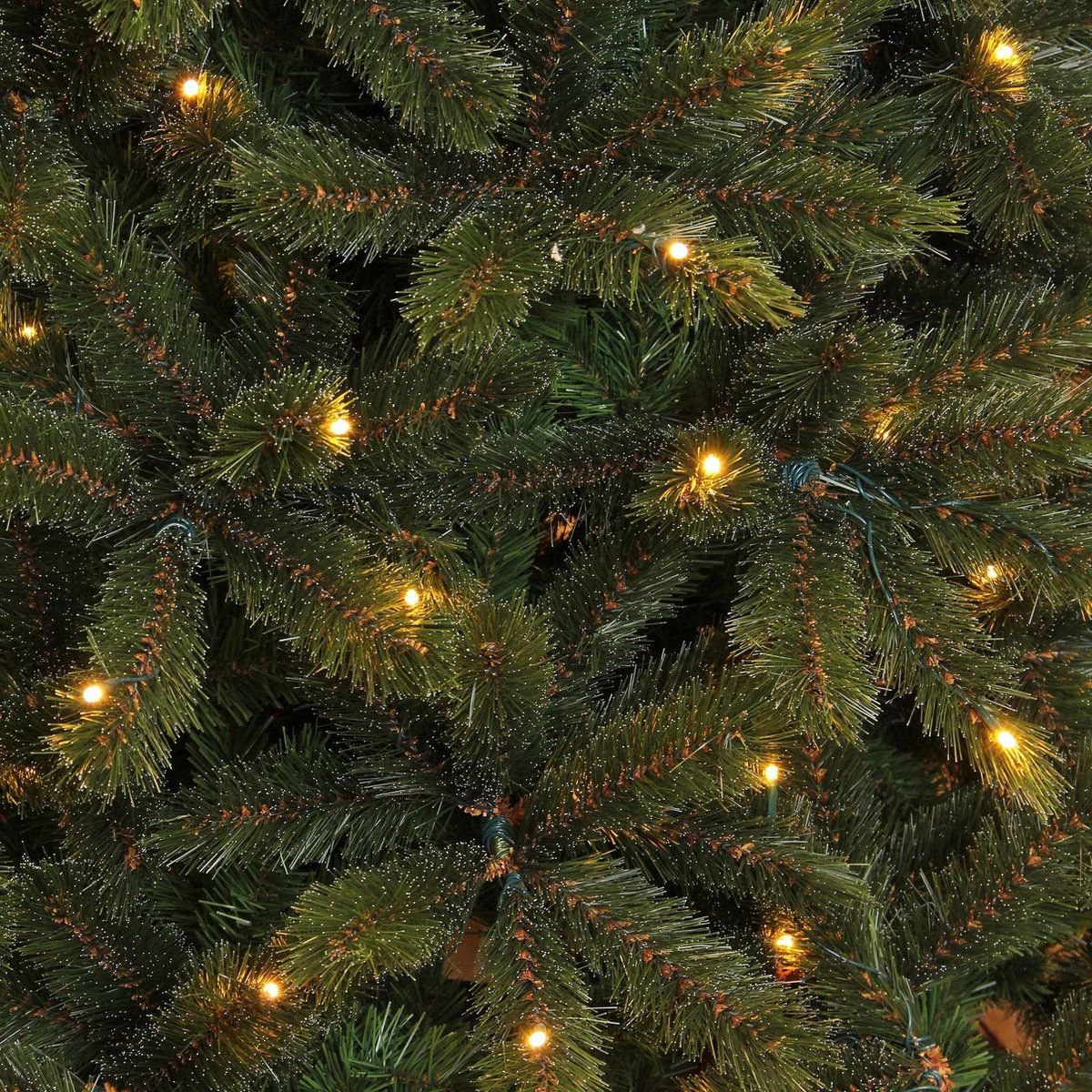 Albero di Natale artificiale illuminato Bristlecone Fir Green