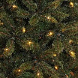 Albero di Natale artificiale illuminato Bristlecone Fir Green